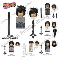 naruto building blocks bricks assembly uchiha madara sasuke anime mini action figures educational toys children gifts kdl802