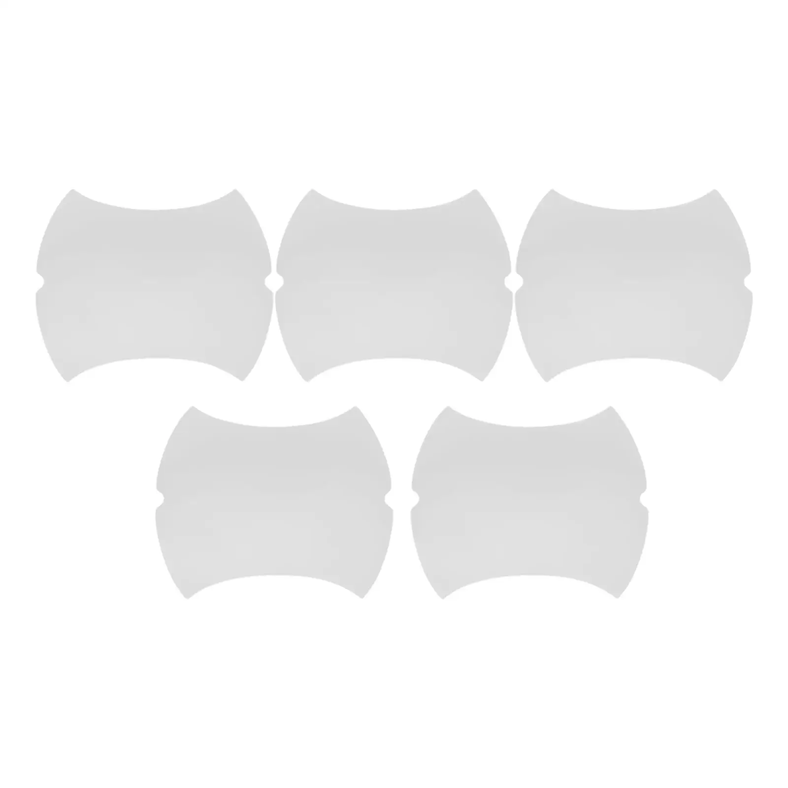 

5 шт., автомобильная прозрачная защита от царапин на дверной ручке