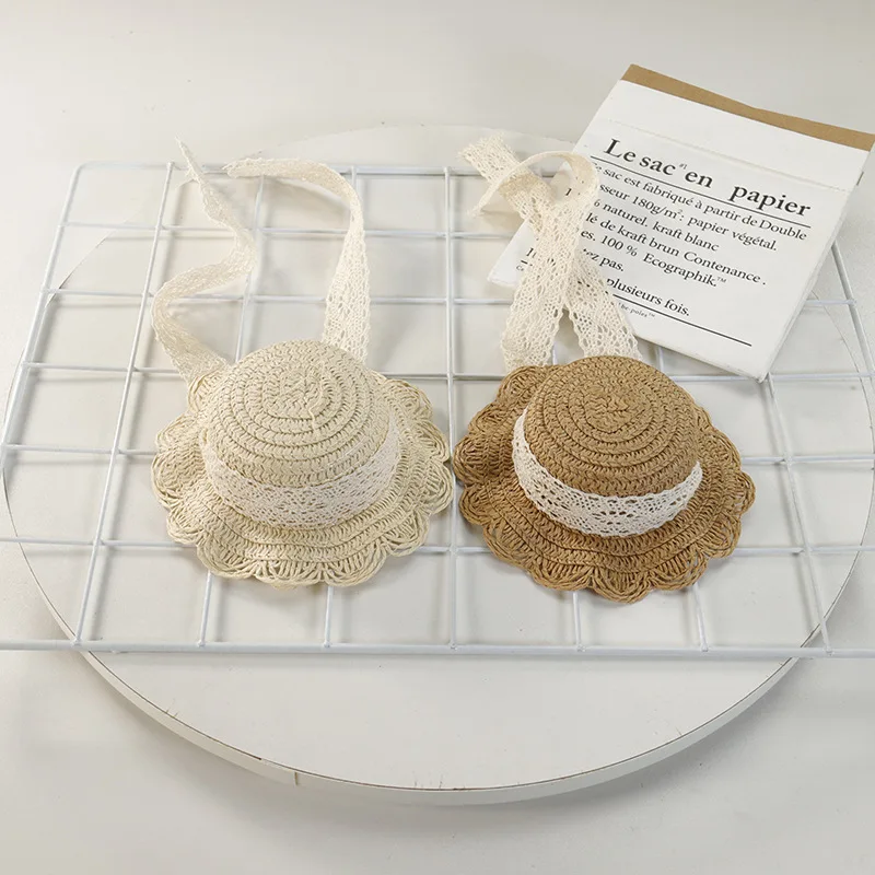 

Fashion Pet Woven Hat Adjustable Sunshade Cat Sun Hat Sombrero for Small Dogs and Cats Beach Party Straw Costume Accessories