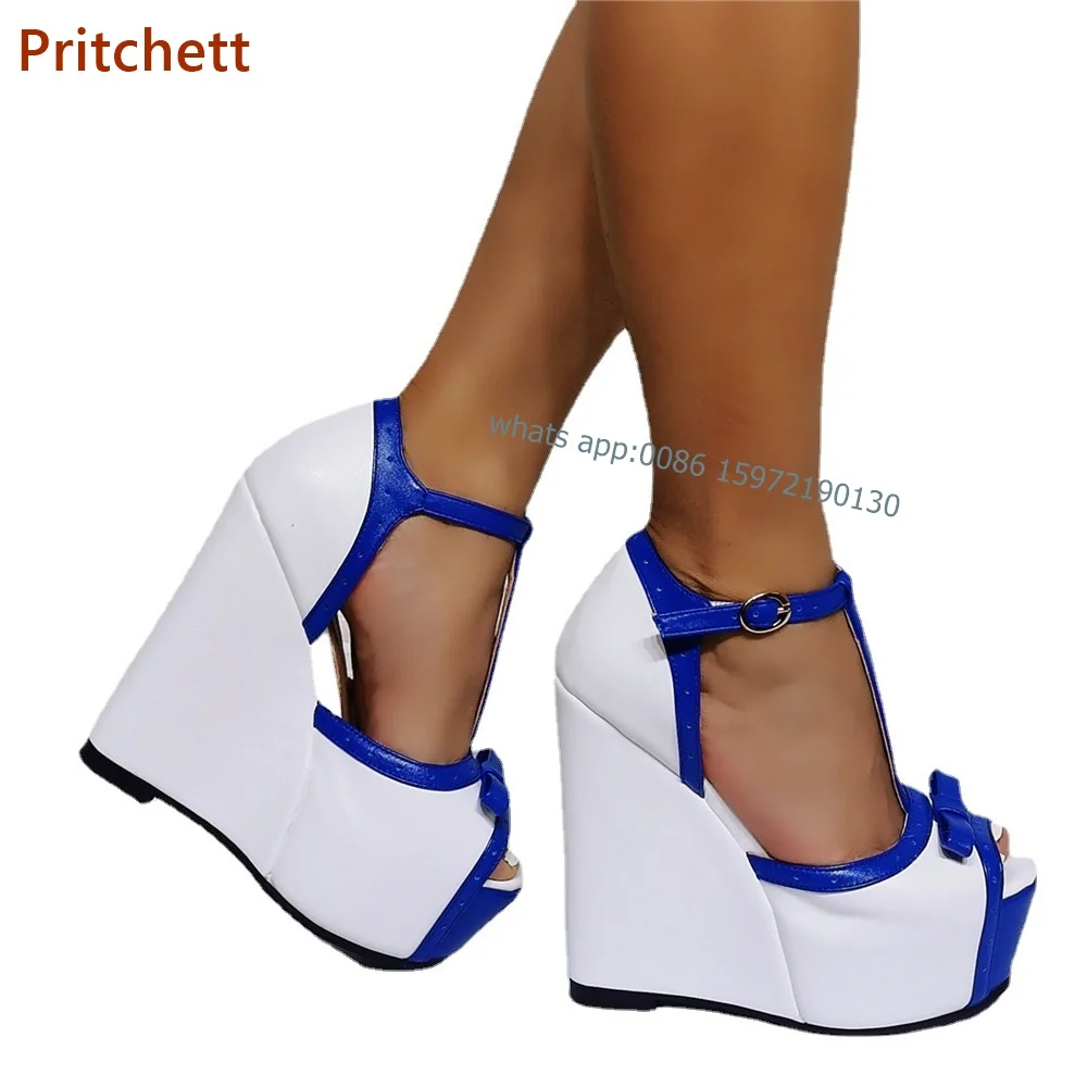 Сандалии с открытым носком на высоком каблуке бантом