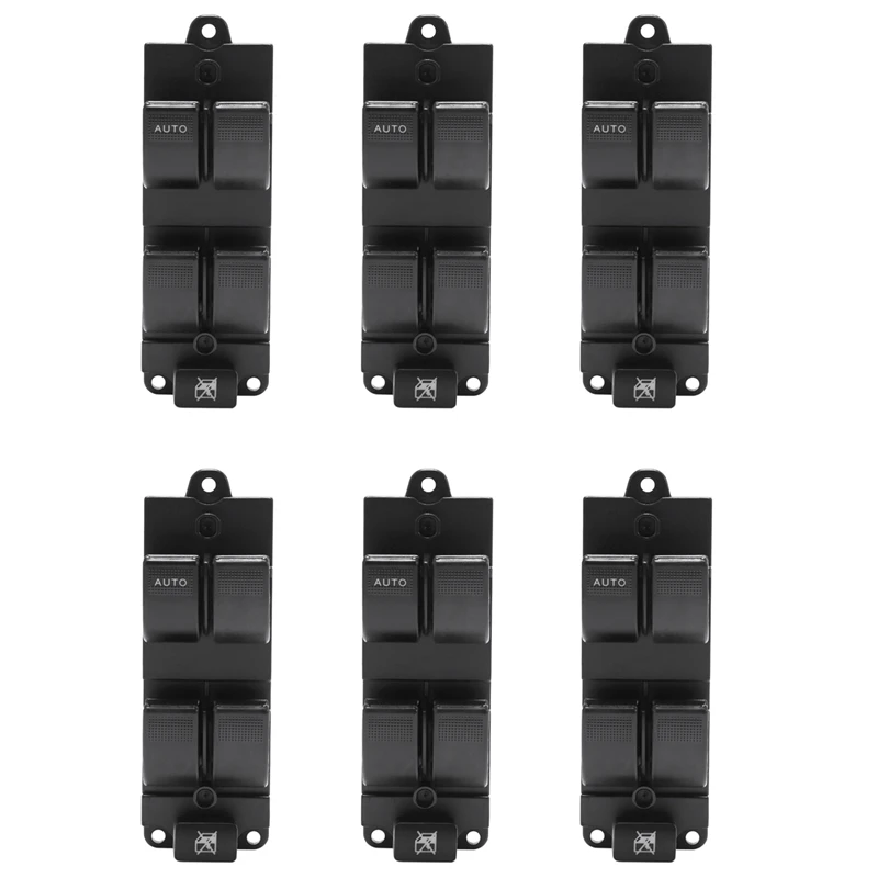 

6X New Electric Left Front Side Power Window Switch Fit For Mazda 6 2003-2005 BL4E-66-350A