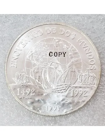 Копия монеты 1991 Чили 10000 Pesos DASHUMIAOCOIN