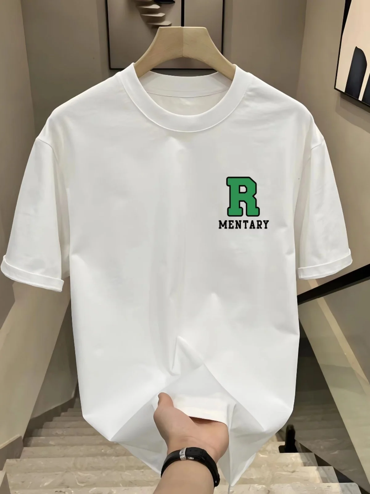 Американский модный бренд забавная футболка с короткими рукавами и буквенным