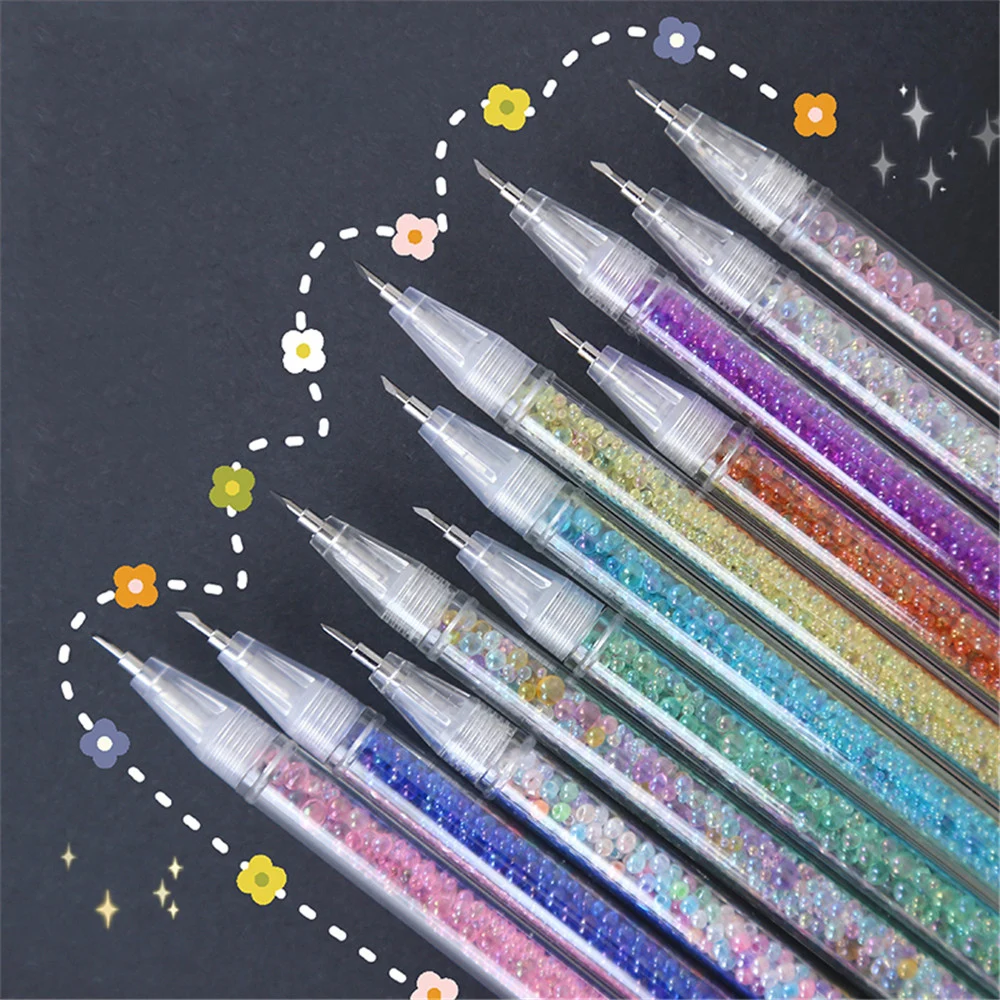 

Colorful Pen Cutter Knife Hand Account Sticker Paper Cutting Utility Knife Engraving Pen DIY Hand Tools Box Cutter Carving Knife