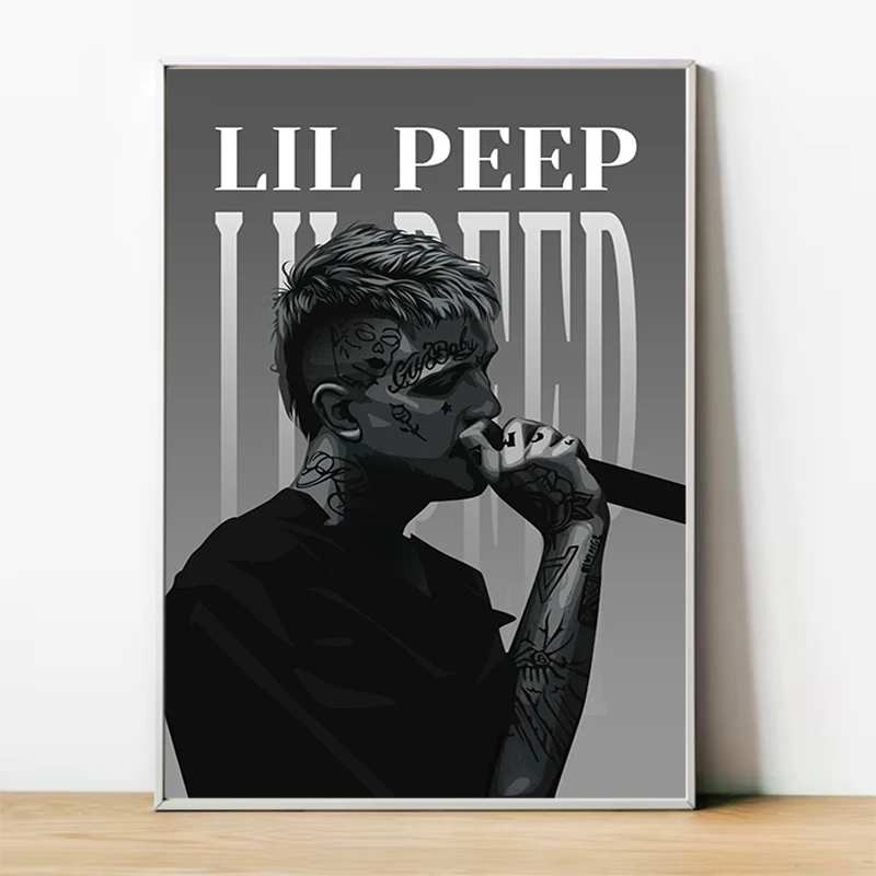Постер Lil Peep Rapper большие картины современные украшения для гостиной постеры стен
