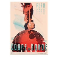 1938 france fifa world cup retro football pictures wall chart vintage kraft posters and prints painting wall sticker home decor