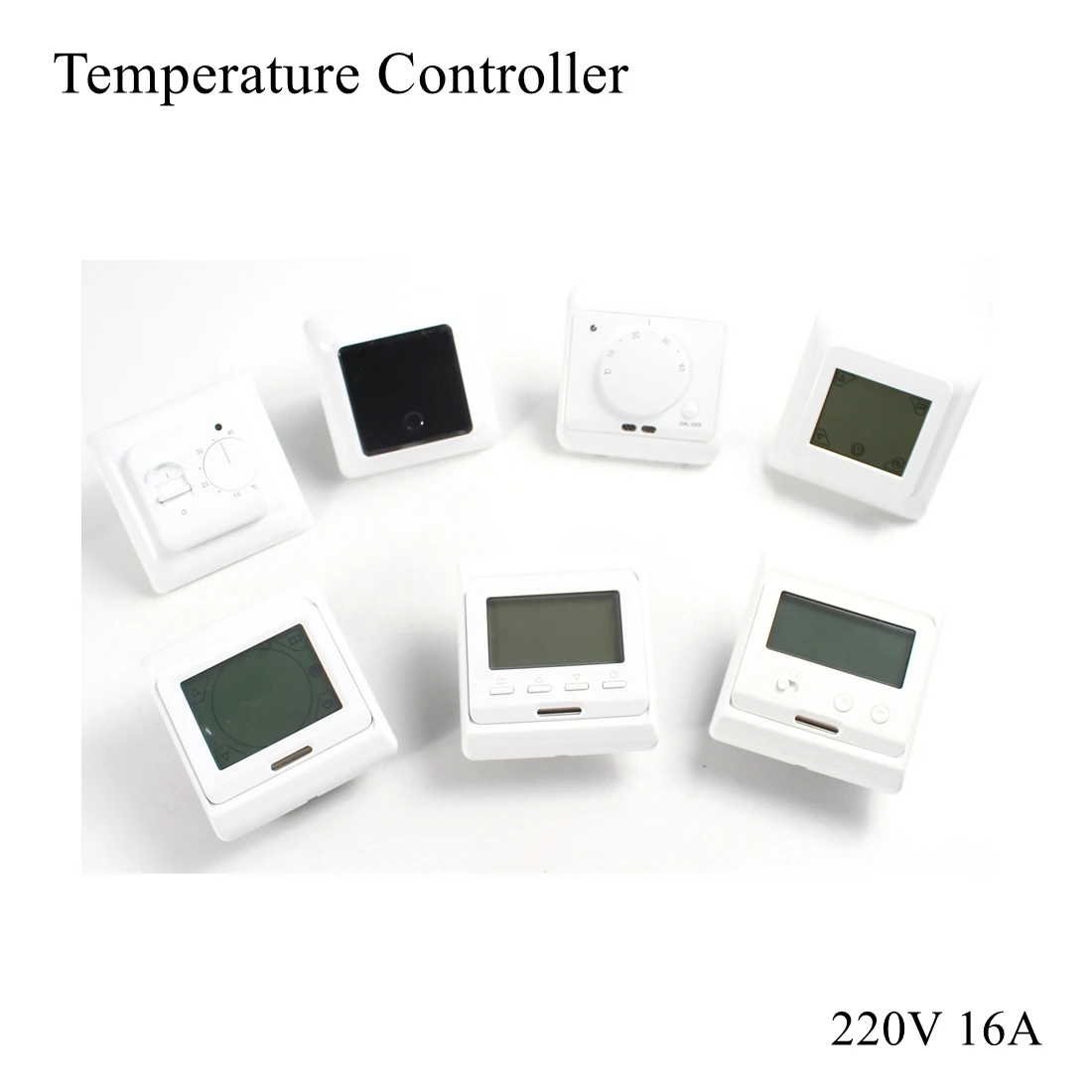 

220V 16A Temperature Controller Digital Thermostat Wifi Remote Control Programing Weekly Intelligent LCD Backlight Instrument