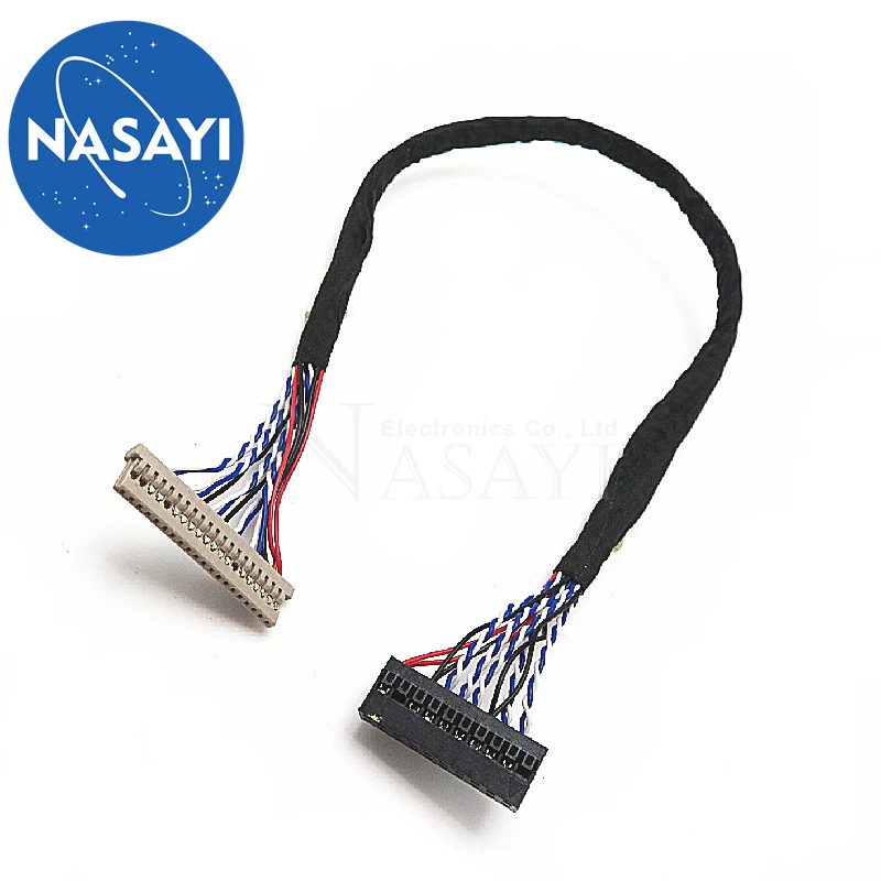 1 шт./лот 400 мм DF14-20P-D8 канал 8-битный 20-контактный кабель LVDS провод для Dupont ЖК-платы в