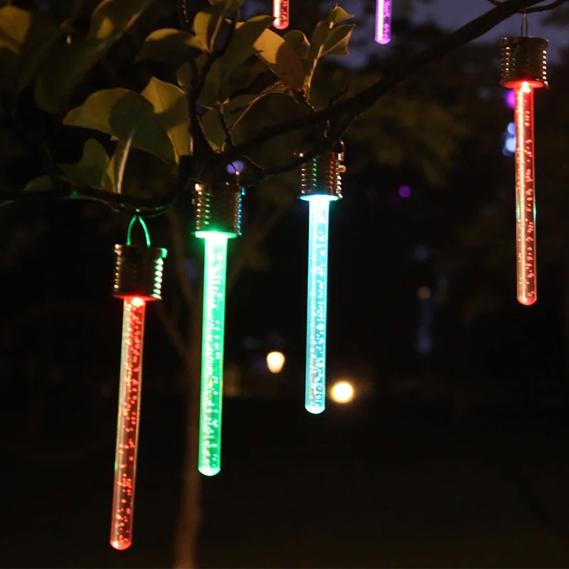 

Newest Solar Light Stick Hang Outdoor Waterproof Led Lamp Garden Acrylic Stick Solar Lamp Chandelier Christmas Party Tree Decor