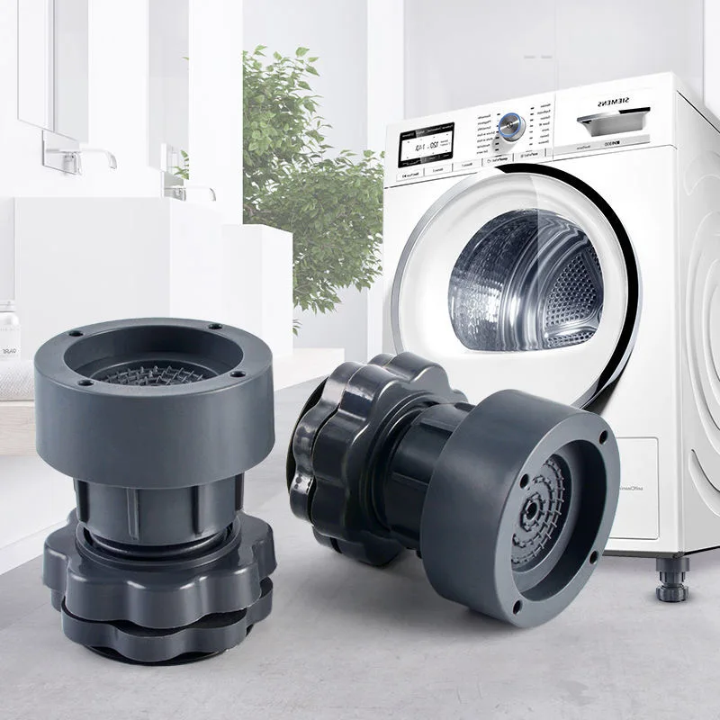4PCS Anti Vibration Noise Cancelling Support Balance Fixed Non Slip Shockproof Universal Washer Dryer Washing Machine Foot Pad