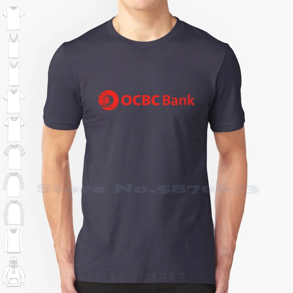 

OCBC Bank High-quality T Shirts Fashion T-shirt New 100% Cotton Tee