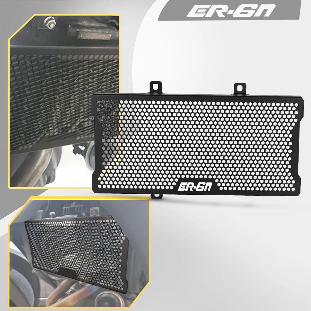 

For Kawasaki Ninja 650 ER6N Motorcycle Accessories Radiator Grille Cover Guard Protection Protetor ER-6N ER 6N ER6F ER-6F