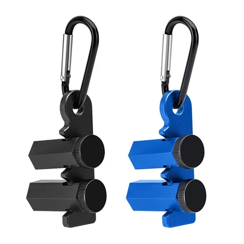 

M6CF Stair Gauges for Framing Square ,Non-slip Framing Square Stops with Holder, Framing Tools for Woodworking