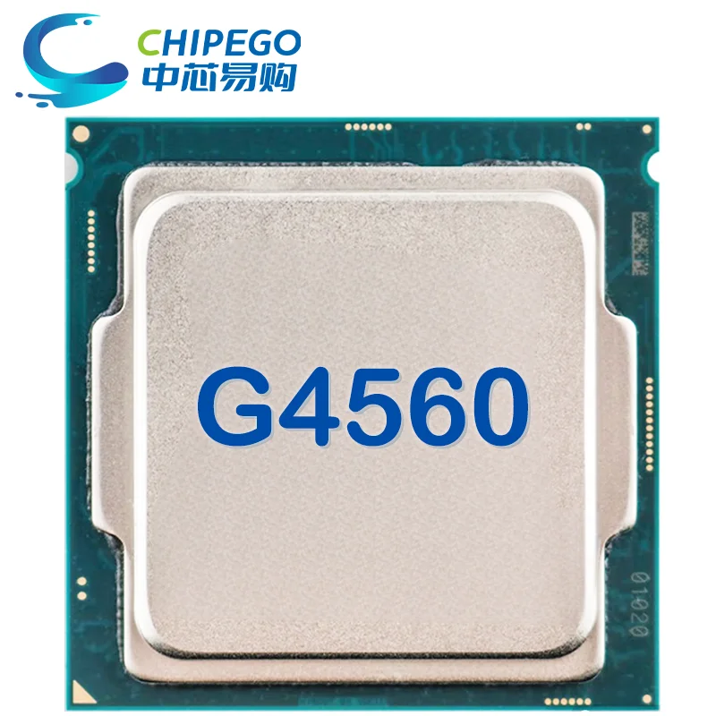 Pentium G4560 3,5 ГГц, б/у двухъядерный четырехпоточный процессор 54 Вт, LGA 1151, в наличии