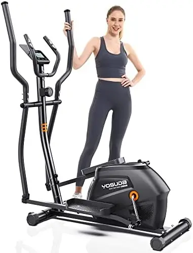 

Cardio Climber Stepping Elliptical Machine, 3 in 1 Elliptical, Total Body Fitness Cross Trainer with -Quiet Drive System, 16 Re