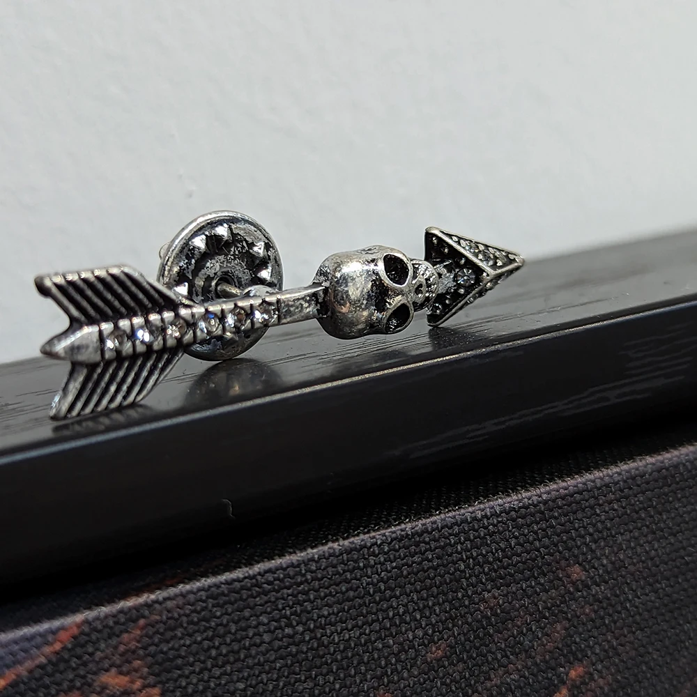 

Vintage Skeleton Arrow Brooches