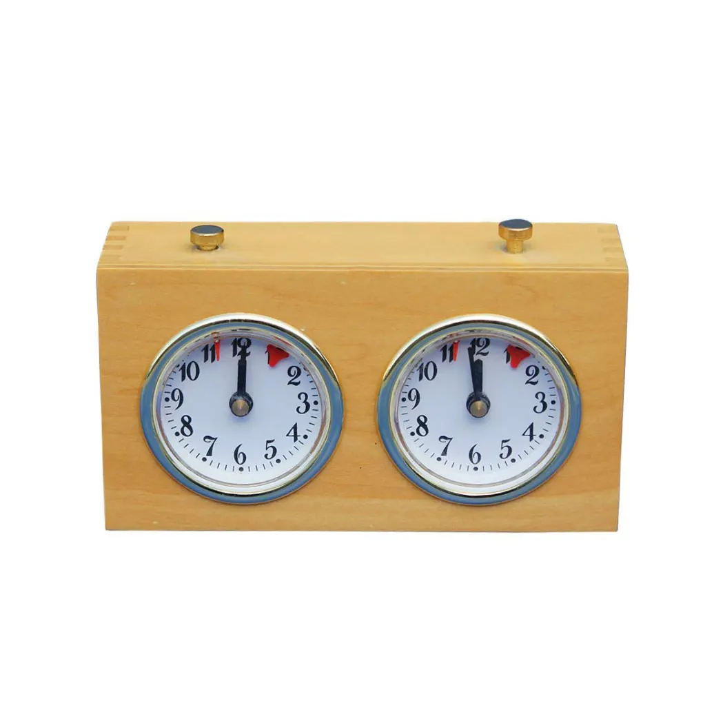 

Chess Timer Analogue Count Up Down Stopwatch Competition Game Clocks