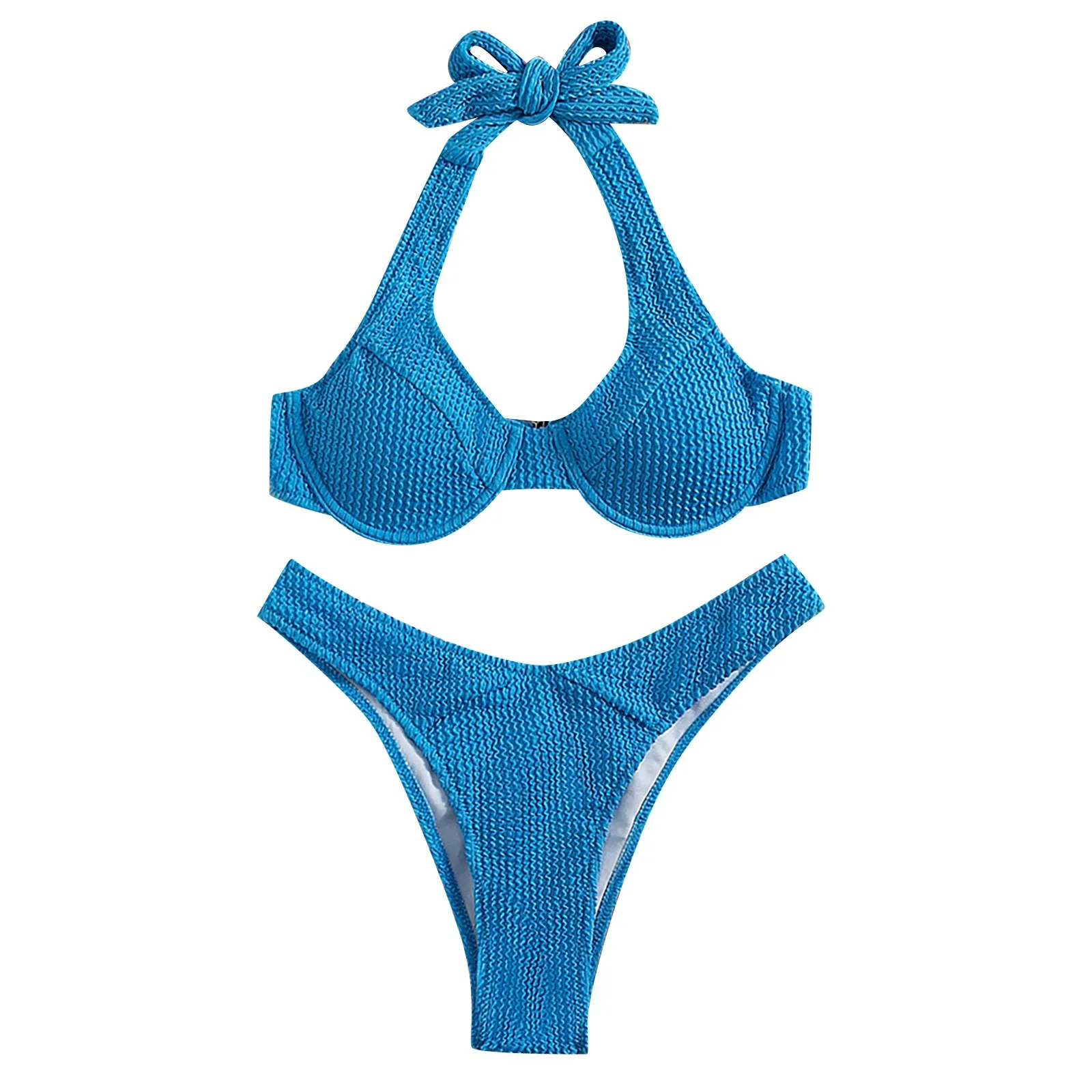 

Женский сексуальный модный однотонный купальник-бикини, купальник для двух взрослых, женская рубашка для плавания, купальник для женщин с ш...