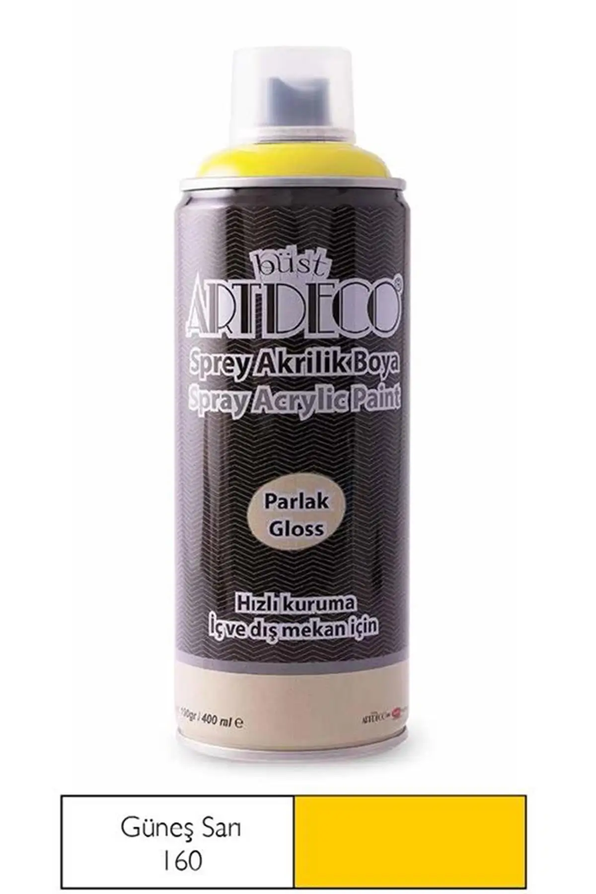 

Бренд: Fanart-Artdeco спрей акриловая краска 400 мл г. Желтый 160 Категория: акриловая краска