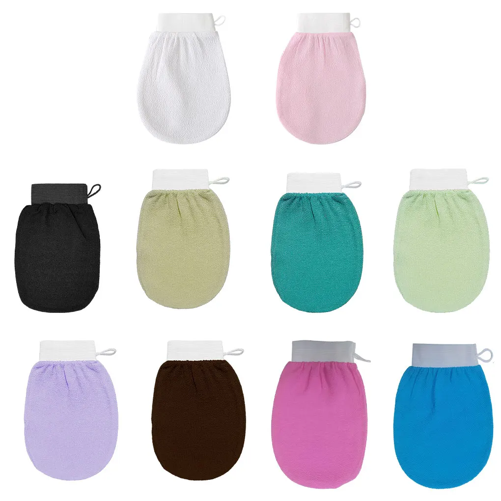 

Household Adults Portable Bathing Scrubbing Glove Leg Chest Back Body Scrubber Gloves Massaging Tool Accessories