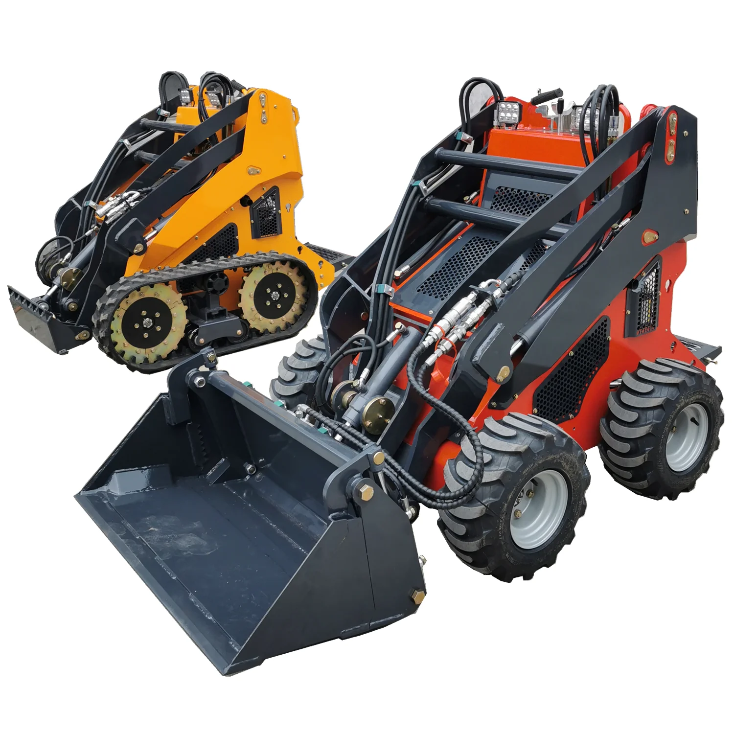 Китайский дешевый 23HP Newland HT380 колесный Гусеничный мини-погрузчик |