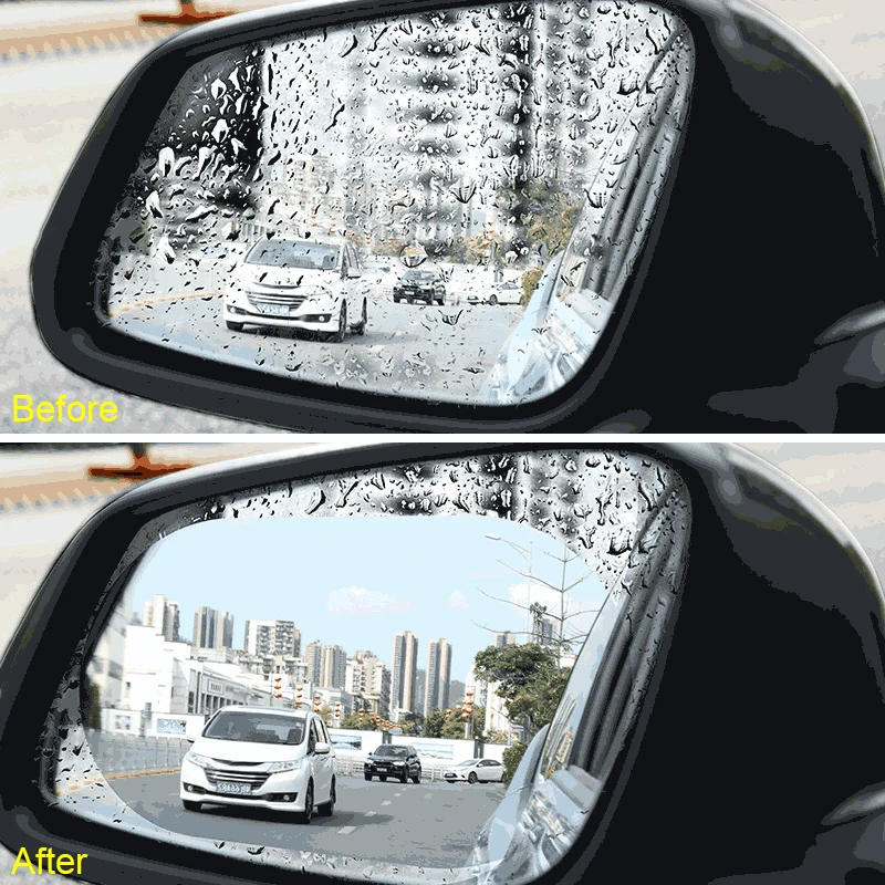 Фото Автомобильное зеркало заднего вида Водонепроницаемая непромокаемая пленка для Mercedes Benz S500 IAA C450 C350 A45 №3