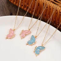 butterfly friendship necklace 2 best friend bff necklace gifts for girls women friends butterfly pendant necklace birthday gifts