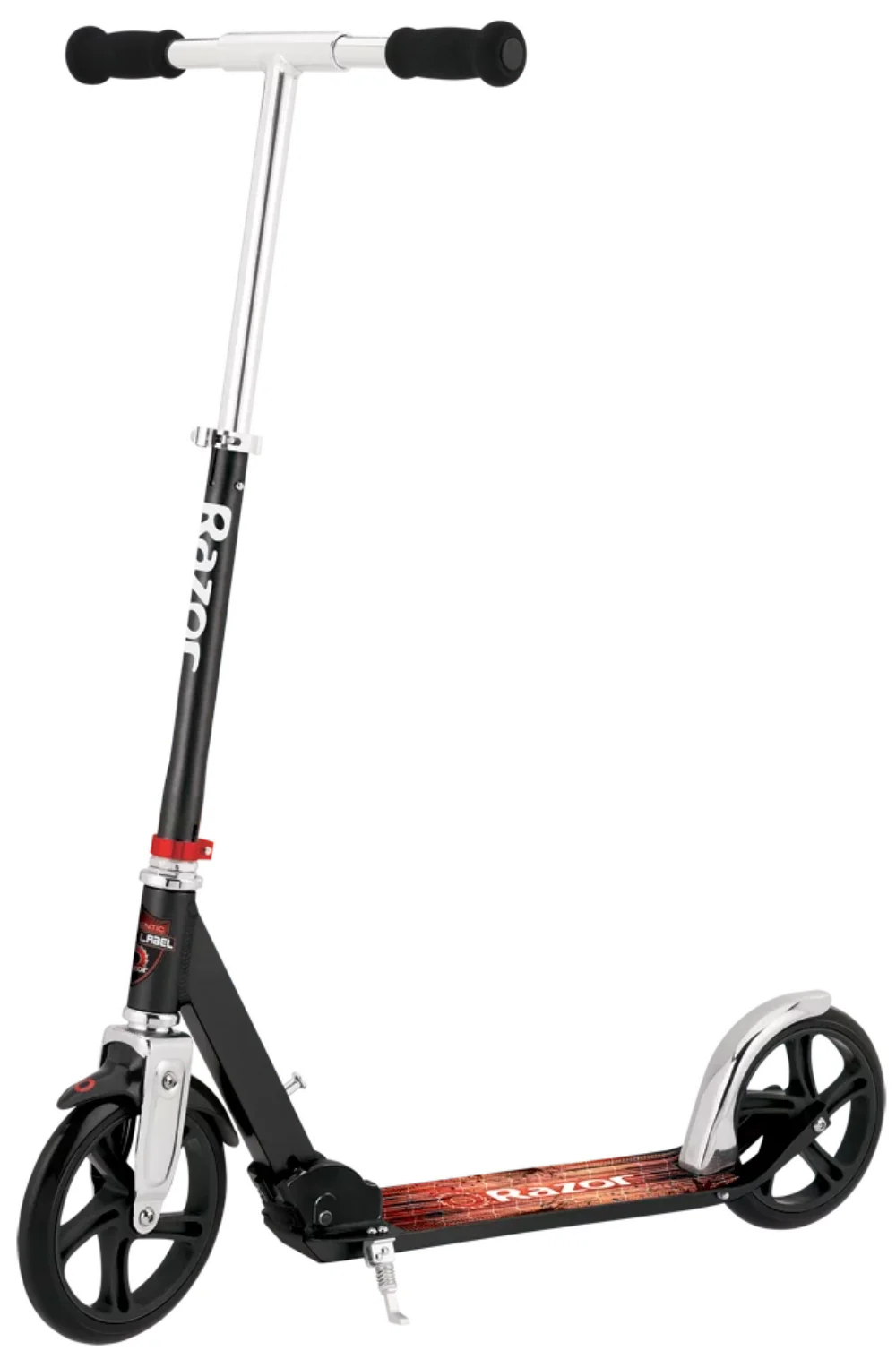 A5 Lux Black Label Kick Scooter - Large 8 In. Wheels, Foldable, Adjustable Handlebars, Lightweight for Riders up to 220 Lbs.