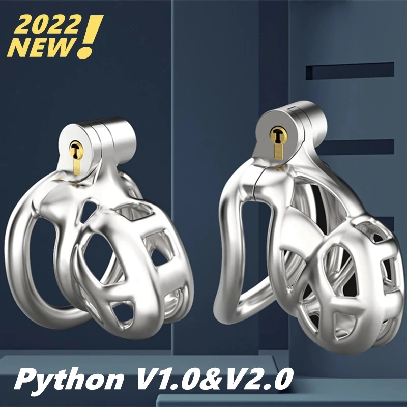 Новинка 2022 металлическое мужское устройство верности питона Кобра V1.0 и V2.0 клетка