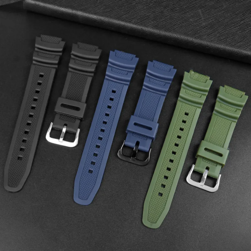 

Strap Suitable For Casio W-800H W-216/210/200 AEQ-800 AQ-S800 F-108 MRW-200 MRW-S300 Silicone Water-proof Watchbands Wristband