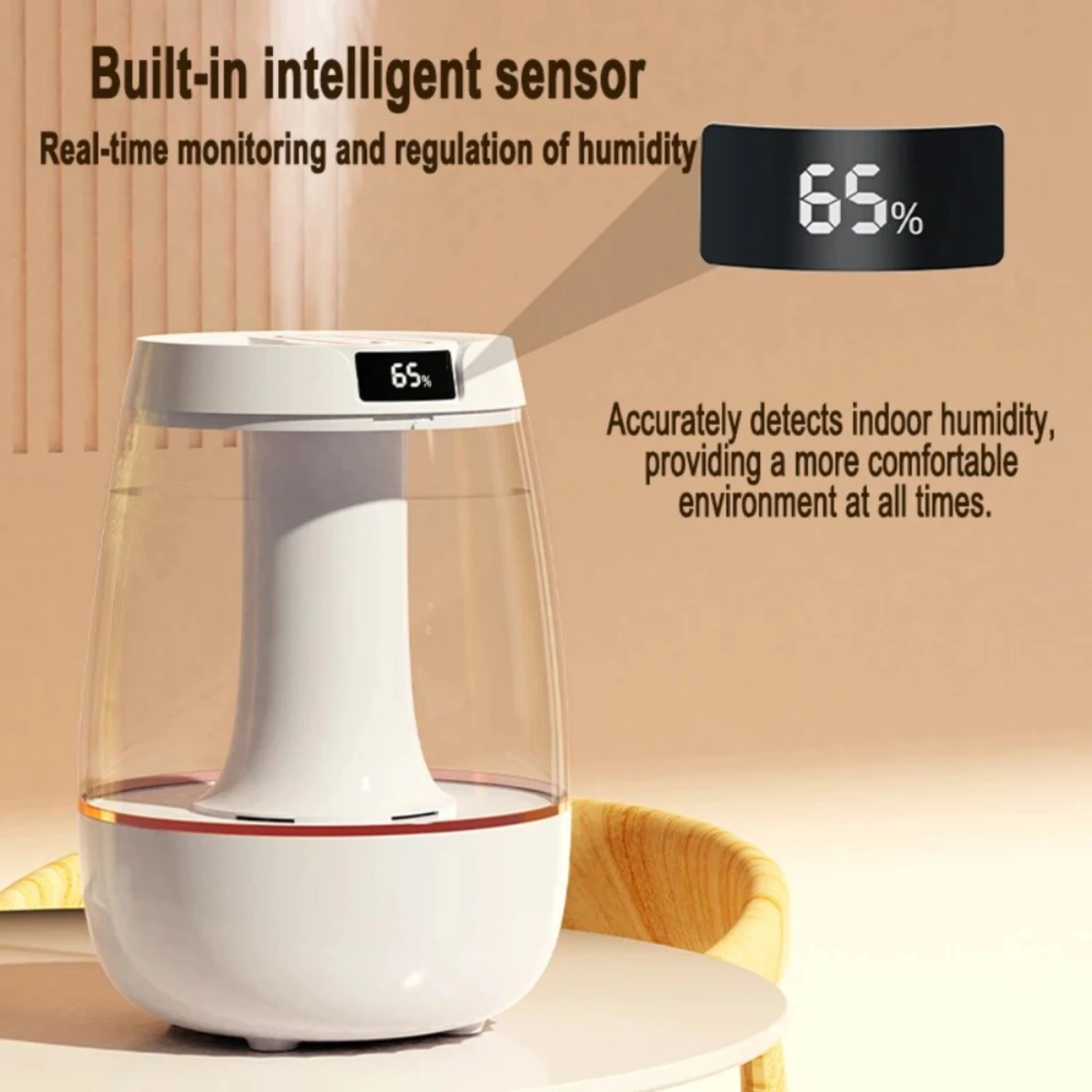 Портативный белый ультразвуковой увлажнитель воздуха IWONGOU диффузор с маленькой