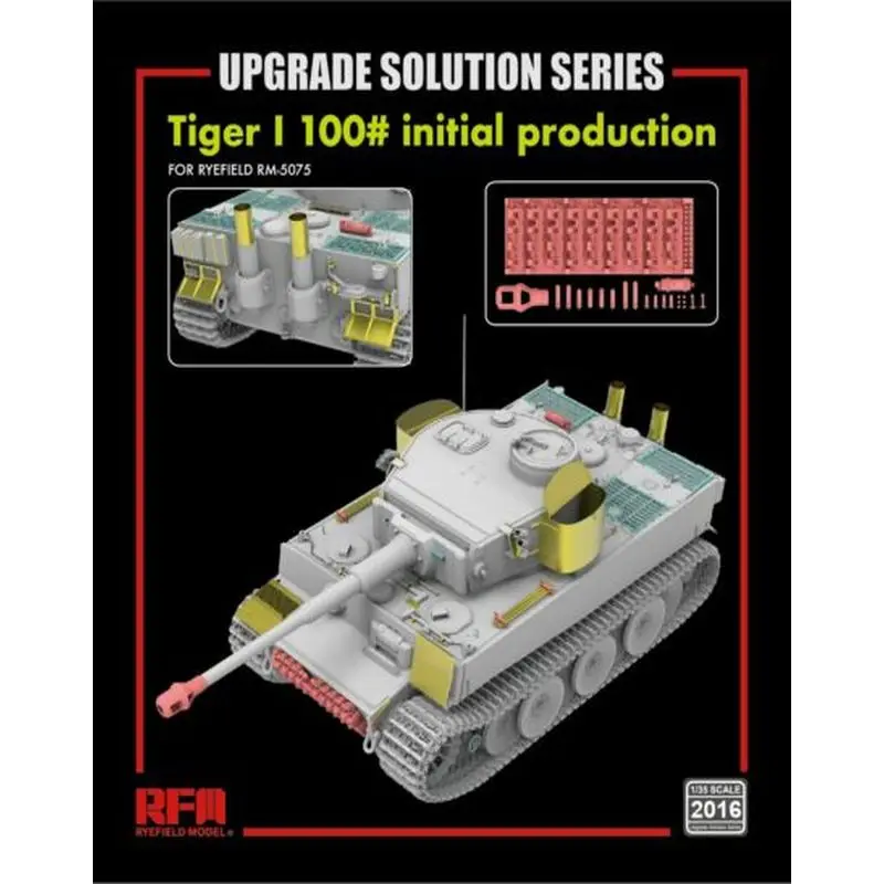 

Hobby Kit RYEFIELD MODEL RFM RM-2016 1/35 Upgrade Set for Tiger I Initial Production - Scale Model Kit DIY Toy