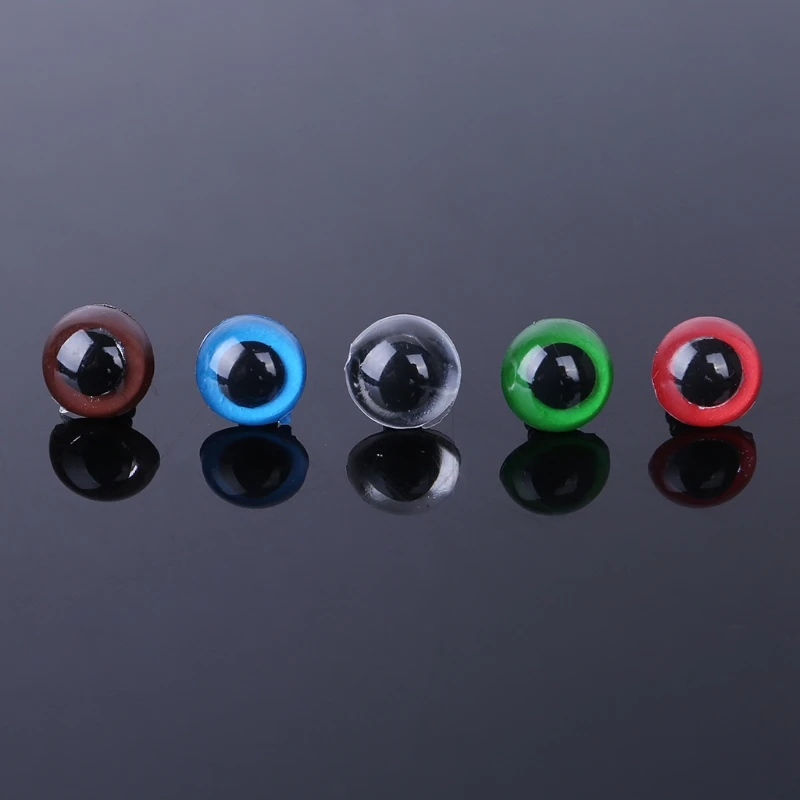 

50pcs/set Triangle Nose Round Safety Eyes with Washers for Bear Puppet Dolls Toys Accessories