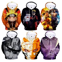 hot anime naruto sweatshirt 3d allover printed boys hoodies uchiha sasuke pullovers tops men clothing drop shipping