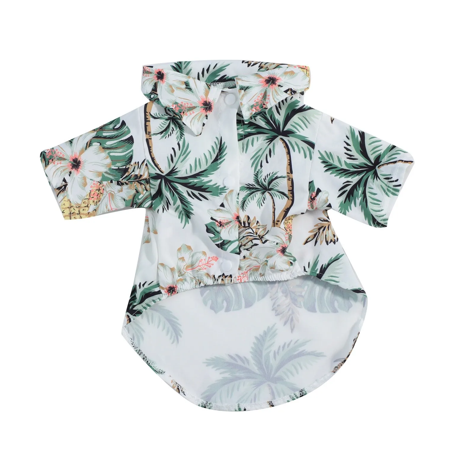 

Рубашка шифоновая тонкая пляжная Гавайская собака