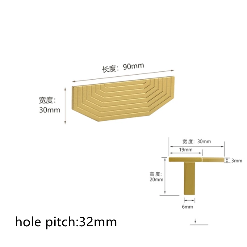 

LCH Новый китайский стиль Бронзовый Матовый латунный алюминиевый сплав ручка ящика шкафа выдвижные дверные ручки Шаг отверстия 32 64 96 192 мм