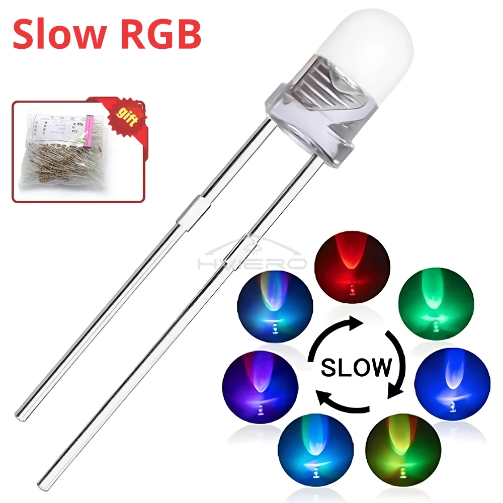 

RGB светодиодные лампочки HVIERO 3mm