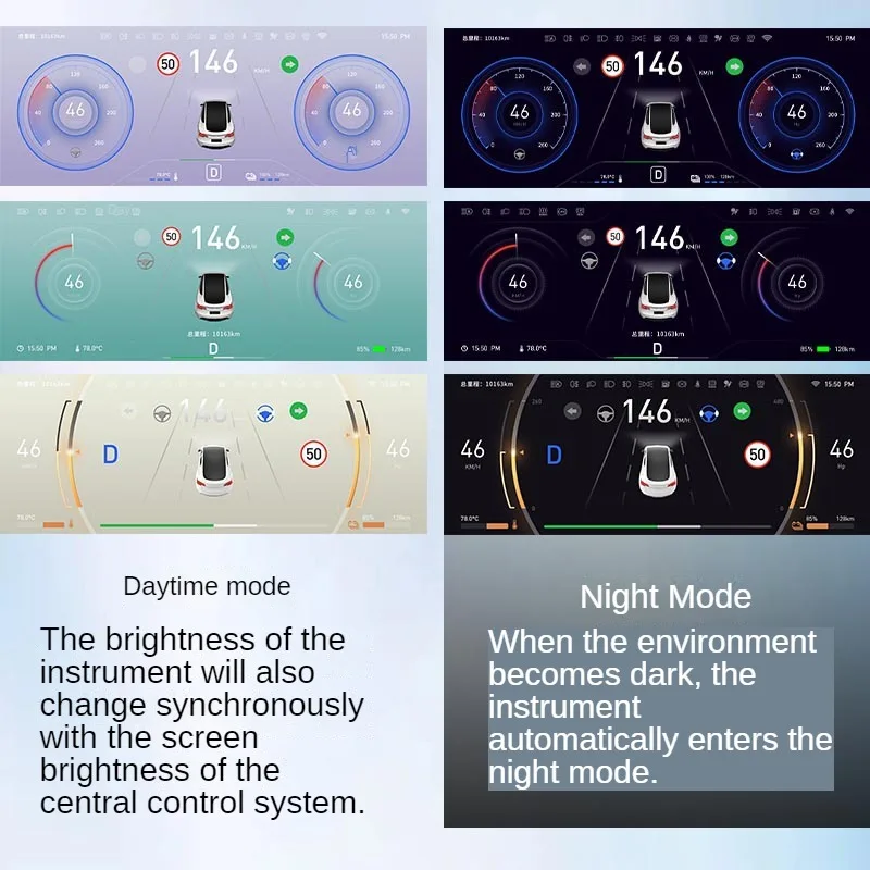 Для Tesla Model3/Y Meter 4 3-дюймовый поддержка Ota аксессуары для модификации экрана