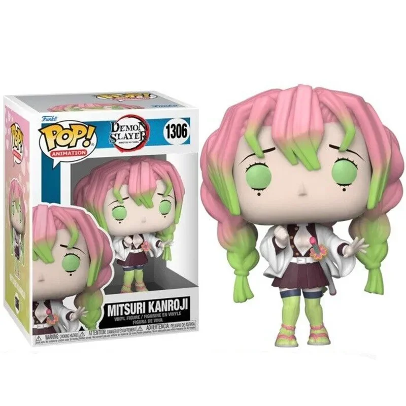 FUNKO POP 25 стилей Demon Slayer ENMU 1158 # КАНРОЗИ 1306 ИГУРО 1395 НЕУКО 883 1264 КАМАДО 873 868 Виниловая