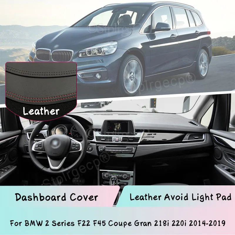 

Кожаный коврик для приборной панели BMW 2 Series F22 F45 Coupe Gran 218i 220i 2014-2019