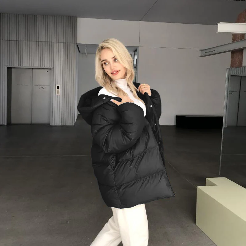 2022 Women Winter Jacket coat Stylish Thick Warm fluff Parka Female water proof outerware coat New Hot