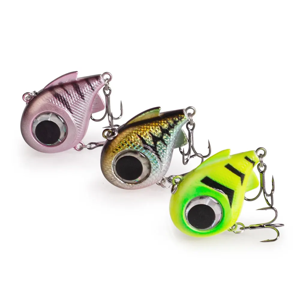 Рыболовная приманка Hanlin Big Eyes VIB, тонущая, 4 см1,57 дюйма8,5 г, вибрационный погремушка, искусственная жесткая приманка без губ, снасти для щуки и окуня (art.: 3920d37ec249d) - 3920d37ec249d