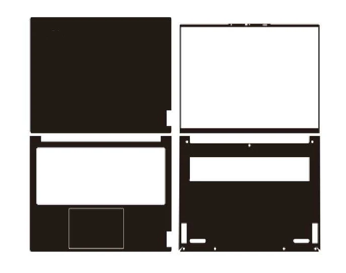 

Углеродное волокно Виниловая наклейка для ноутбука Наклейка на кожу Защитная крышка для Lenovo YOGA 14s 2021 14 дюймов