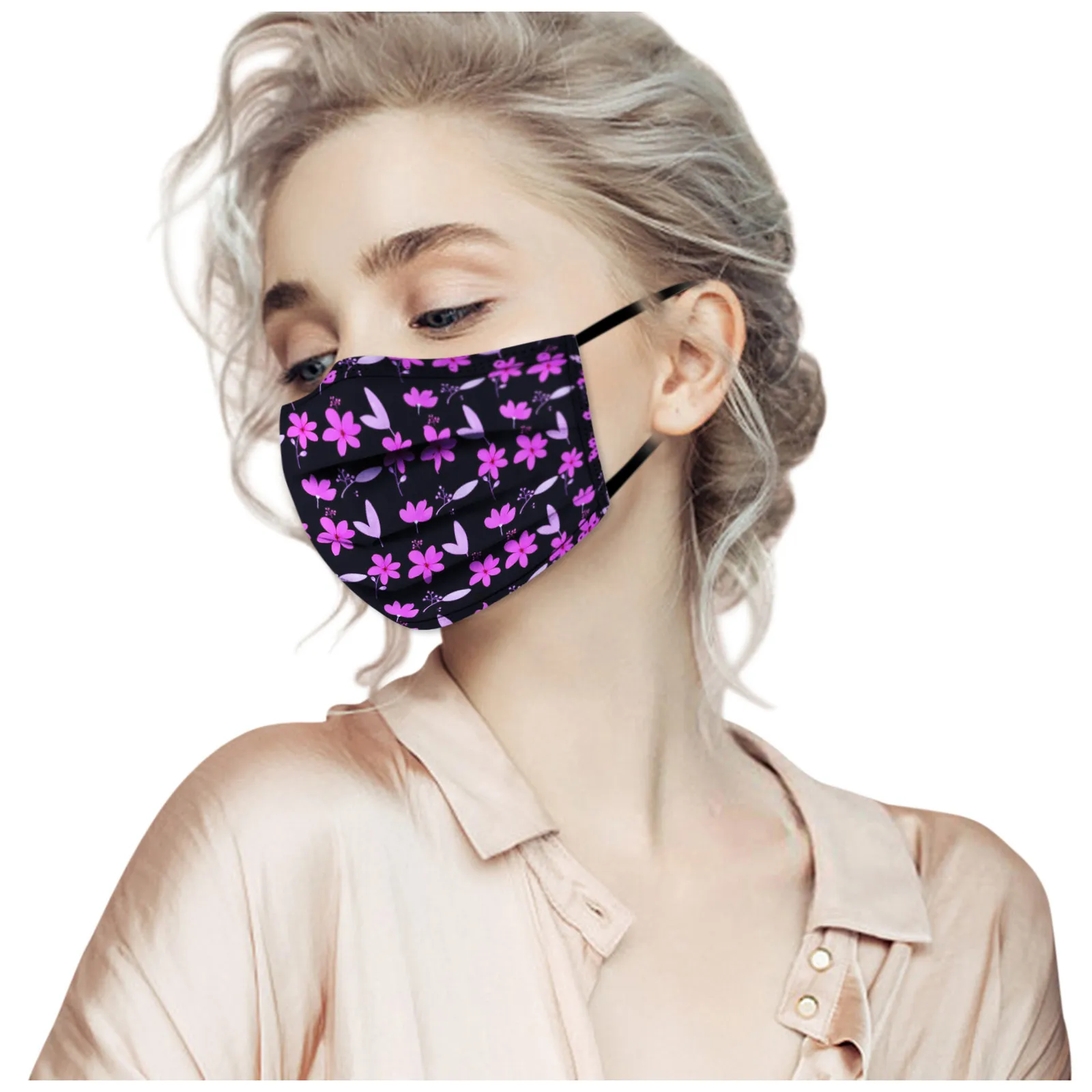 10 шт. одноразовая маска для лица с принтом звезд | Тематическая одежда и униформа