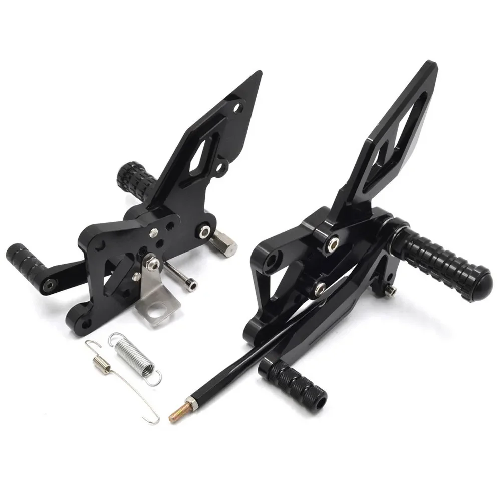 

Для Yamaha YZF-R3 MT03 2015-2020 задние комплекты мотоциклов, задние наборы подножек, педаль, подставка для ног для Yamaha R25 R3 MT25 MT-03 2018 2019