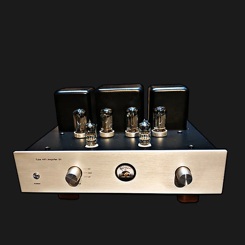 Фото Усилитель мощности Huayu S1 JRC5532 BT5. Ламповый Hi-Fi усилитель 0 6n2 4p1s, 10Вт+10Вт, 4-8 Ом №3