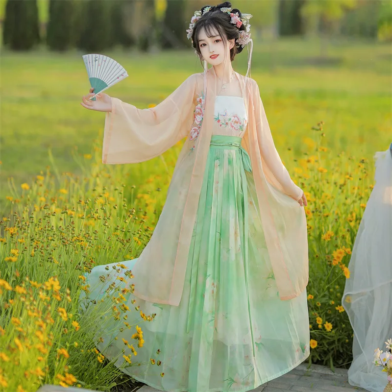 NT237 оригинальная женская плиссированная юбка Hanfu династии Сун 2024 новая летняя