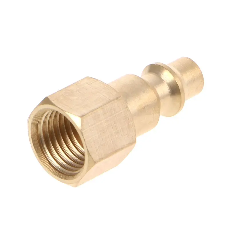 

Solid Brass 1/4" NPT Quick Connector Air Hose Fittings Air Compressor Coupler Pl