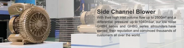 3-фазный рекуперативный вентилятор высокого давления 34HP воздушные насосы с