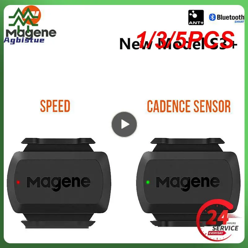 

Датчик частоты вращения педалей Magene S3, спидометр и Bluetooth компьютер, совместимый с велокомпьютером Garmin IGP Bryton, 1/3/5 шт.